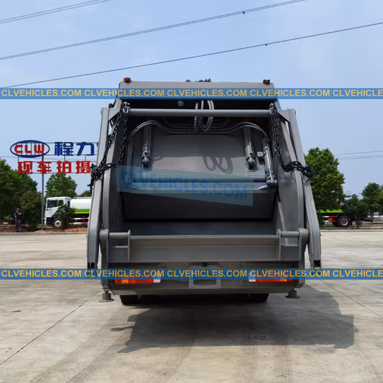 Camión compactador de basura de eliminación de residuos de compresión HOWO 6X4 23cbm